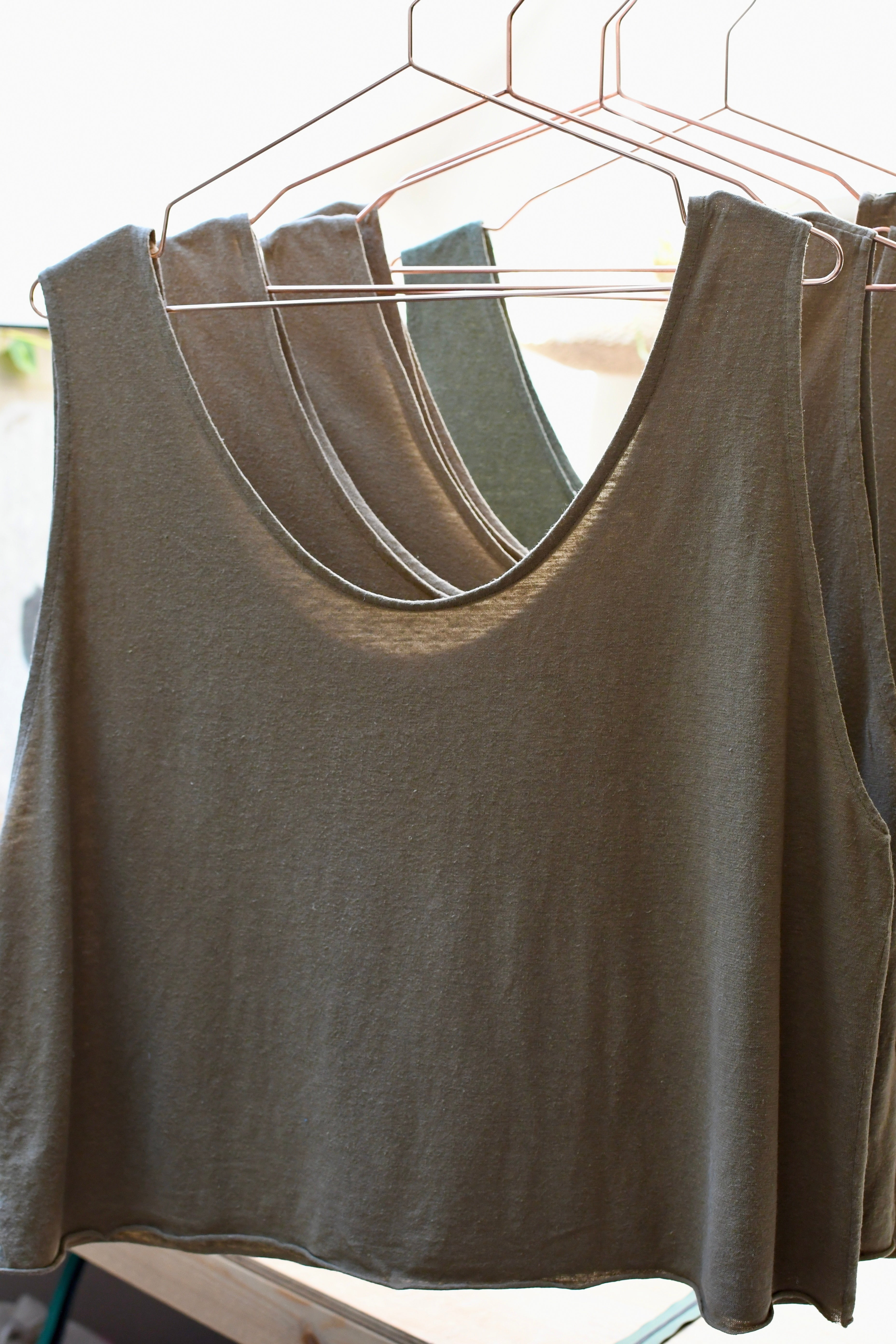 Organic Hemp Jersey Vest *Ready to Ship*