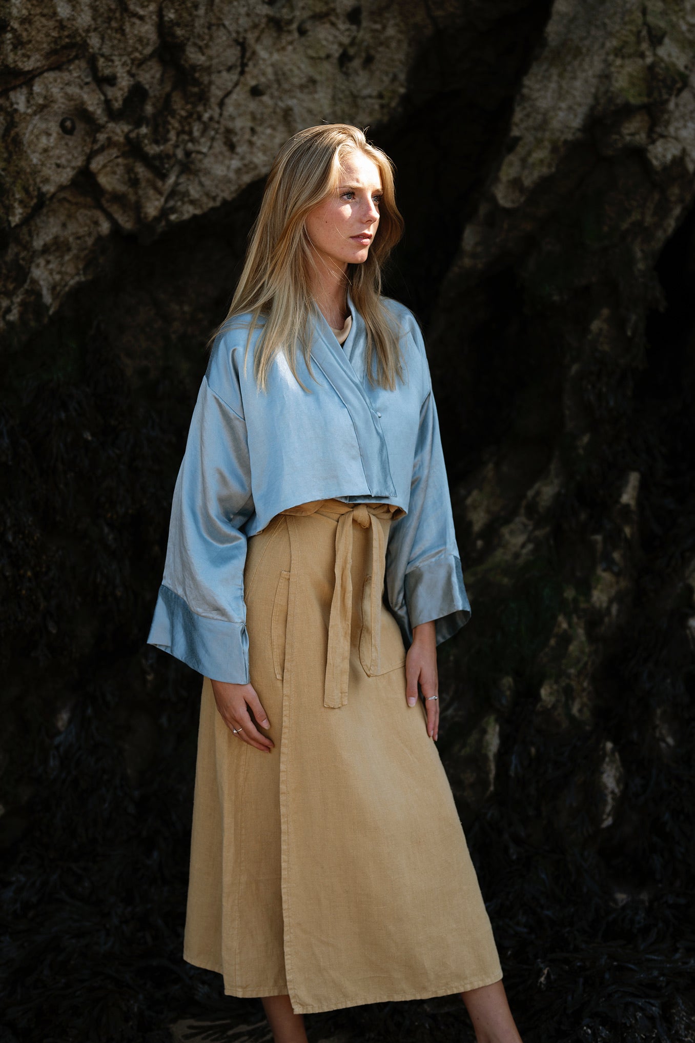 Satin Hemp/Silk Bolero