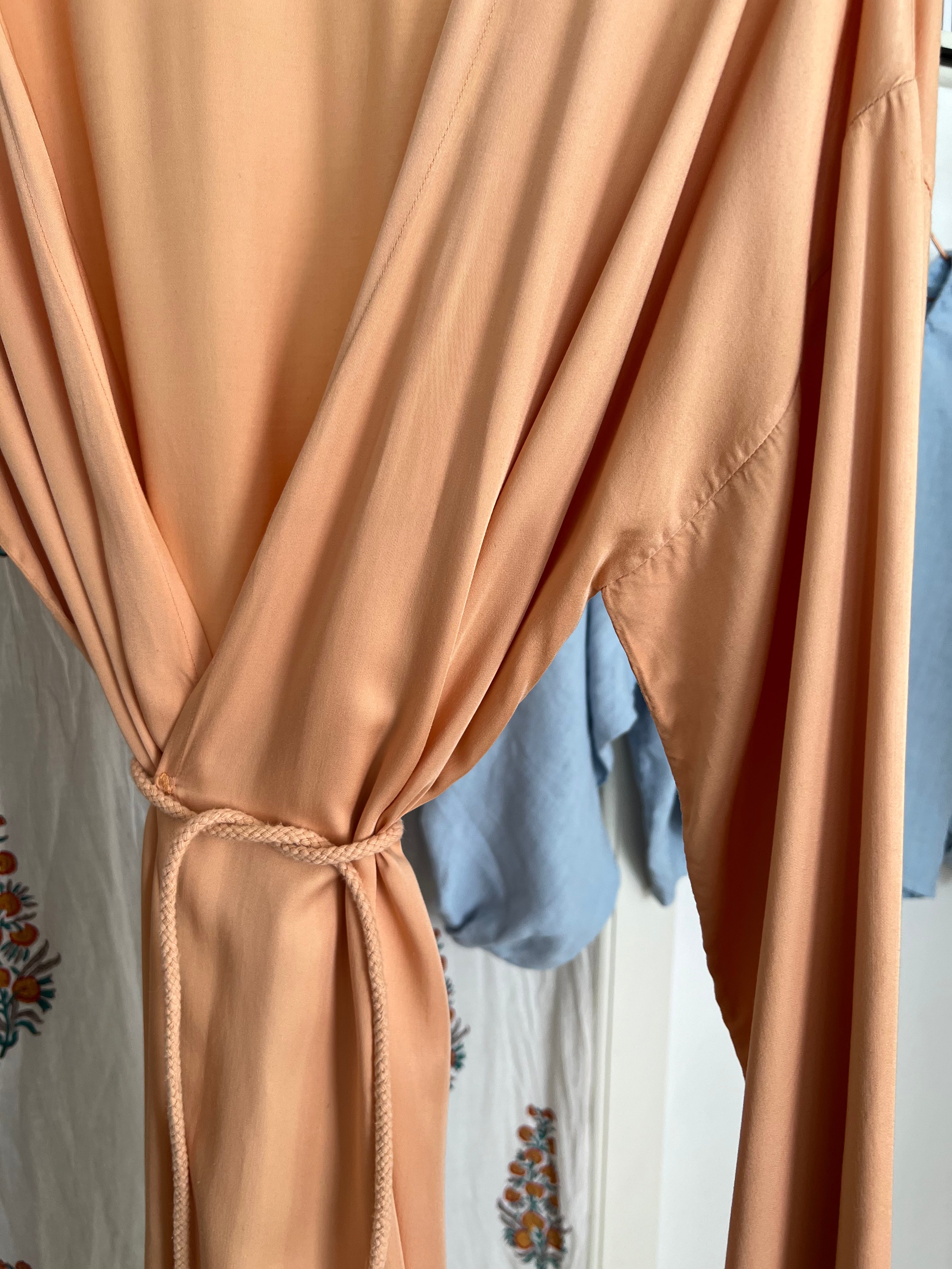 Bamboo Silk Wrap Dress (midi) *Ready to Ship*