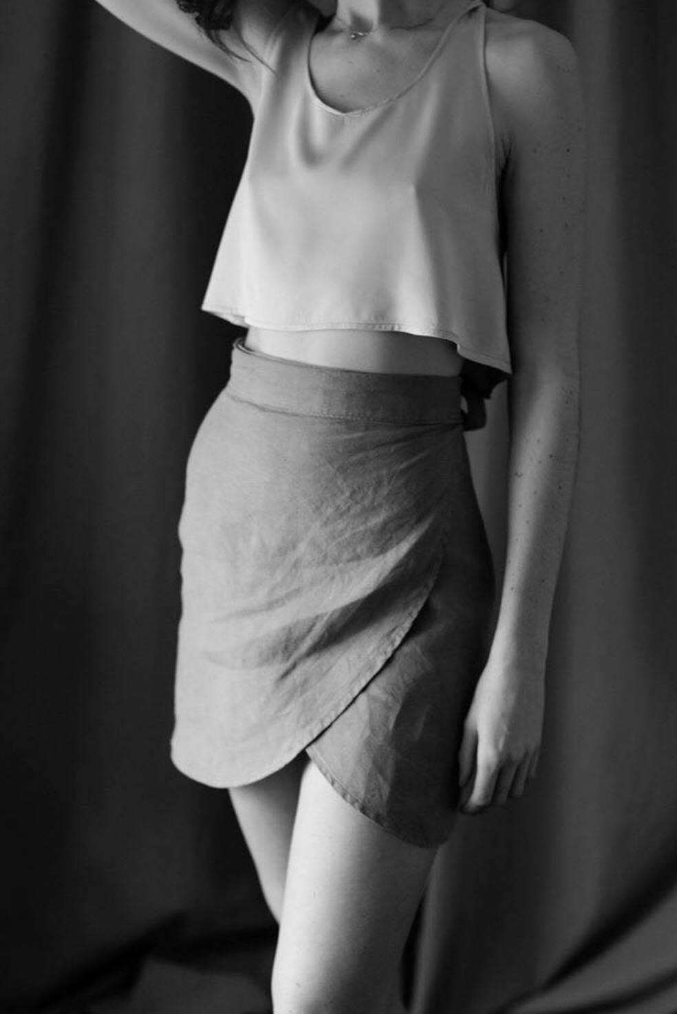 Bamboo Silk Camisole ~ cropped
