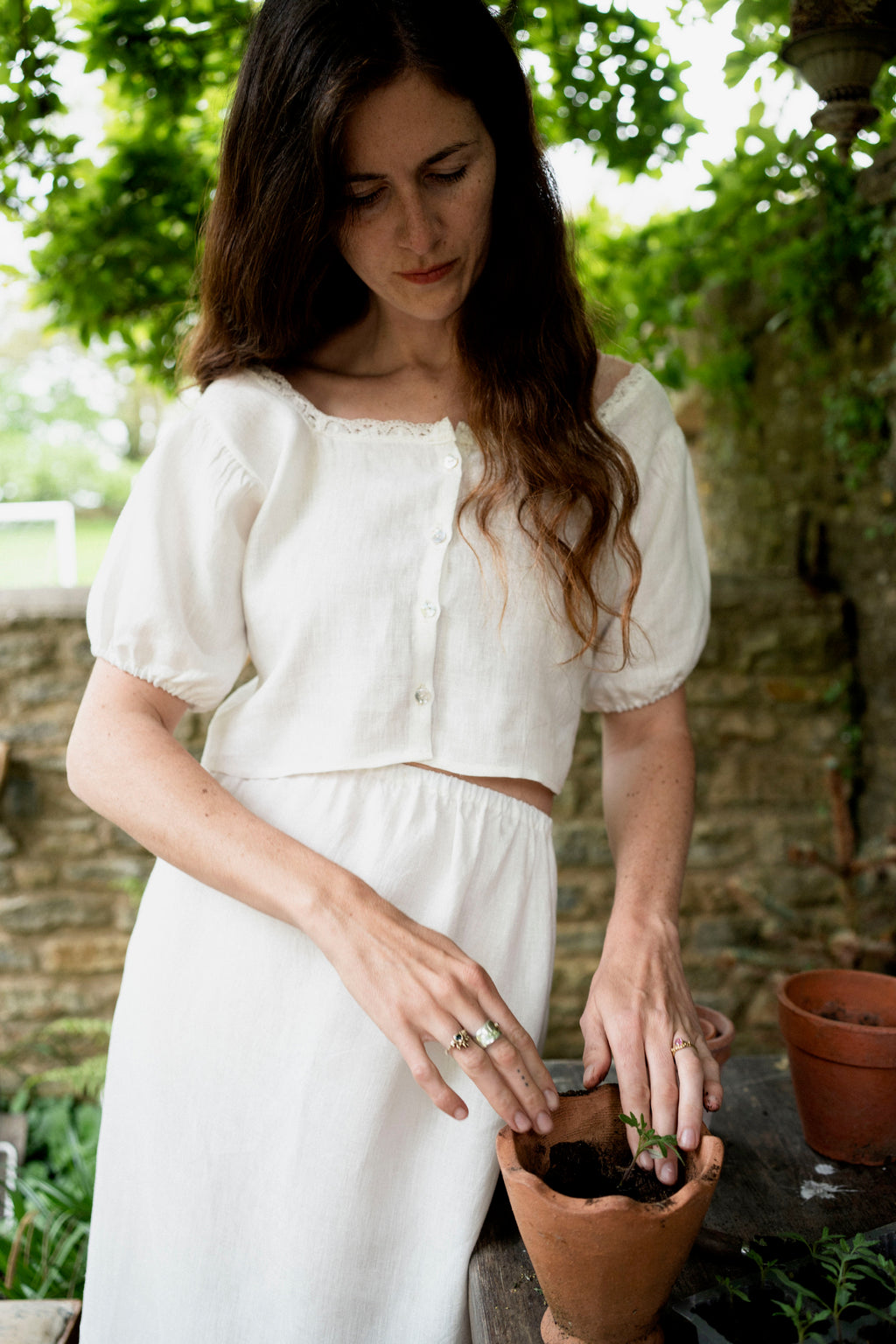 White Lace Blouse
