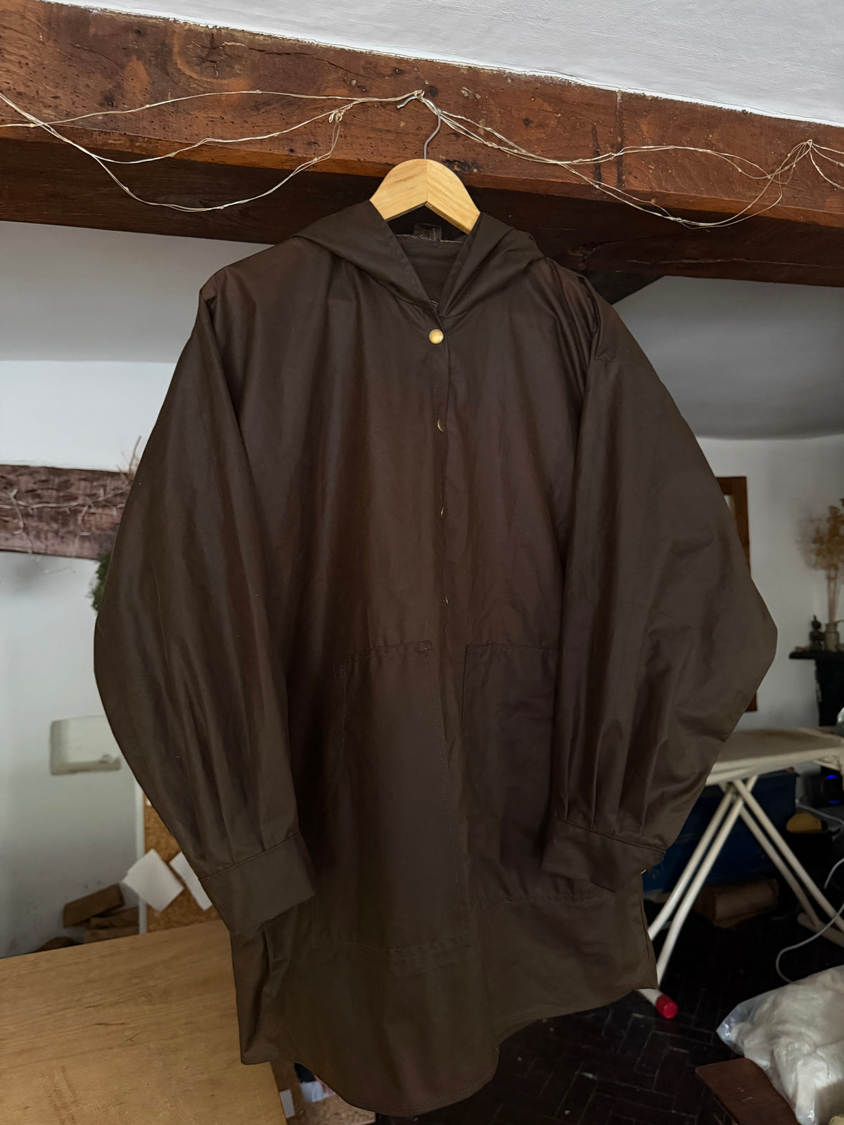 Waxed Cotton Rain Jacket