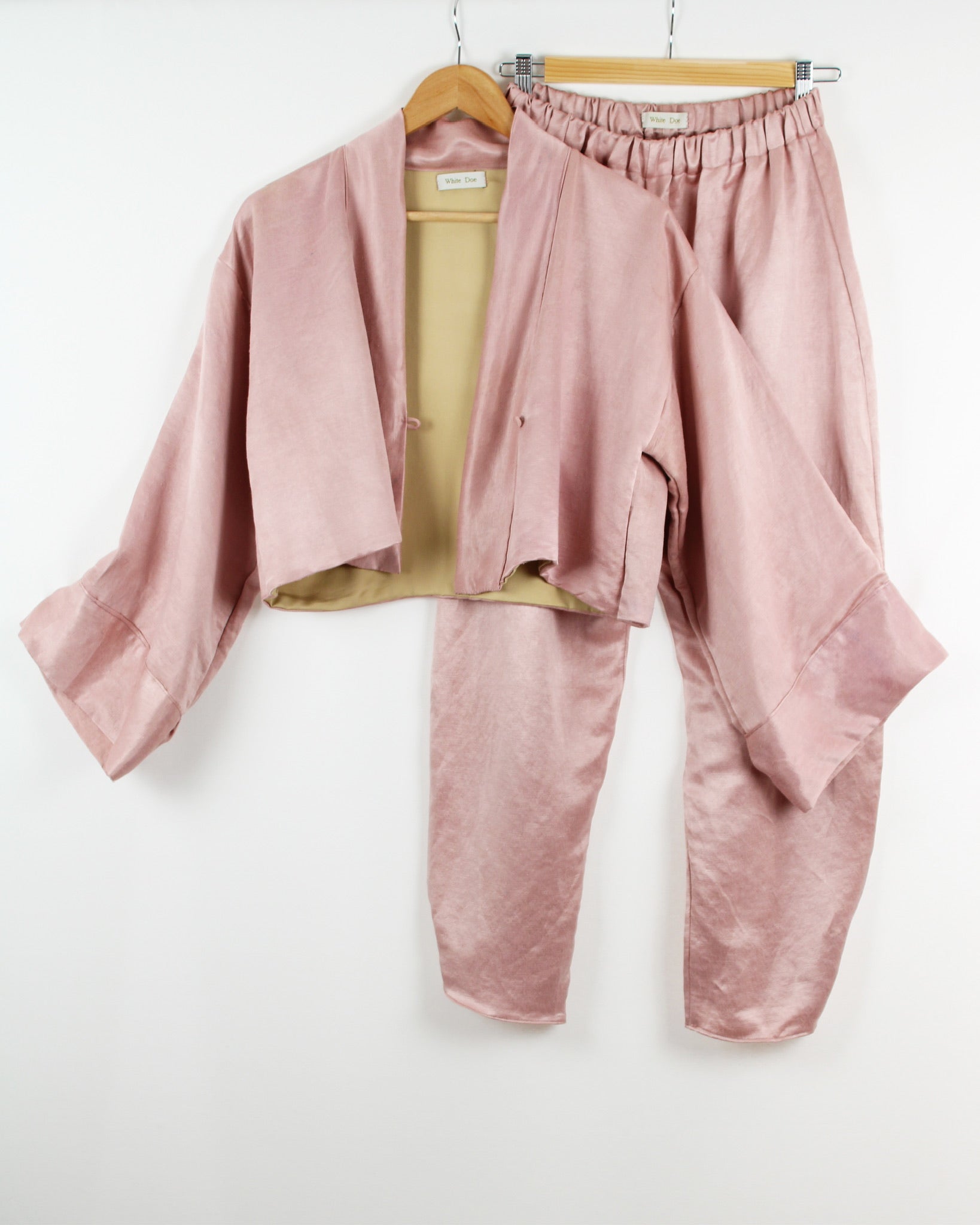 Satin Hemp/Silk Trouser