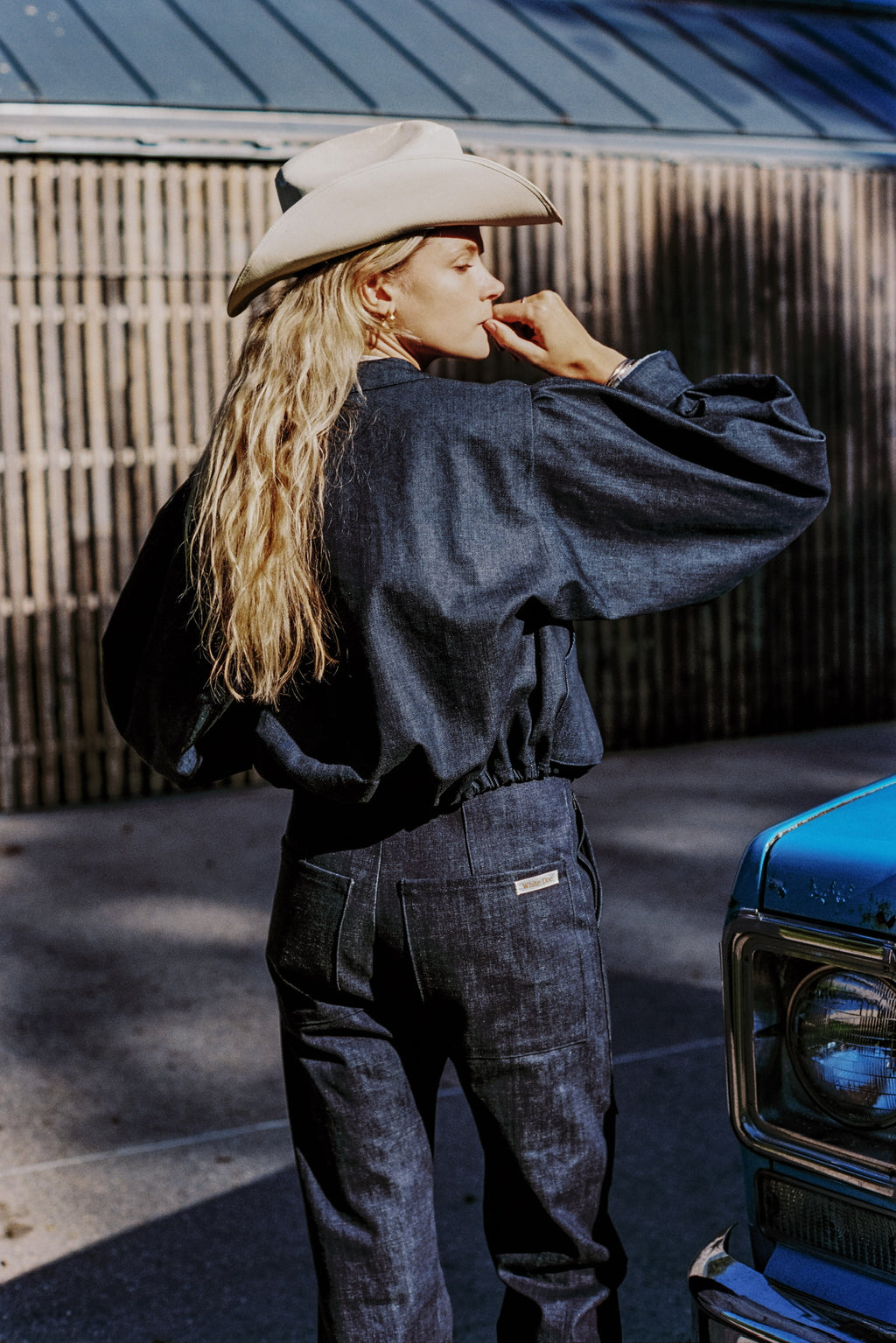 Stillwater Rebel Denim Bomber Jacket