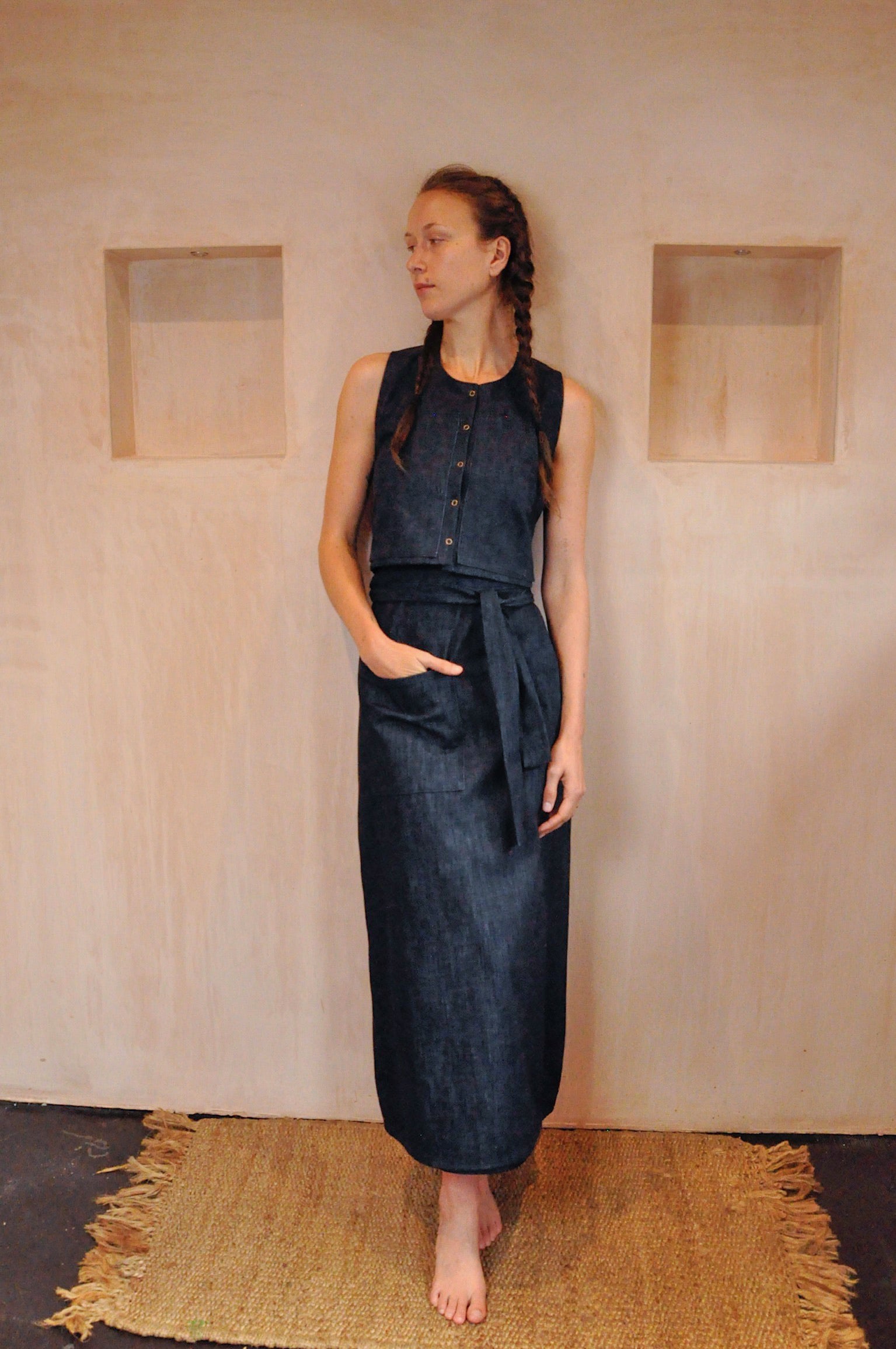 Denim Vest Women's