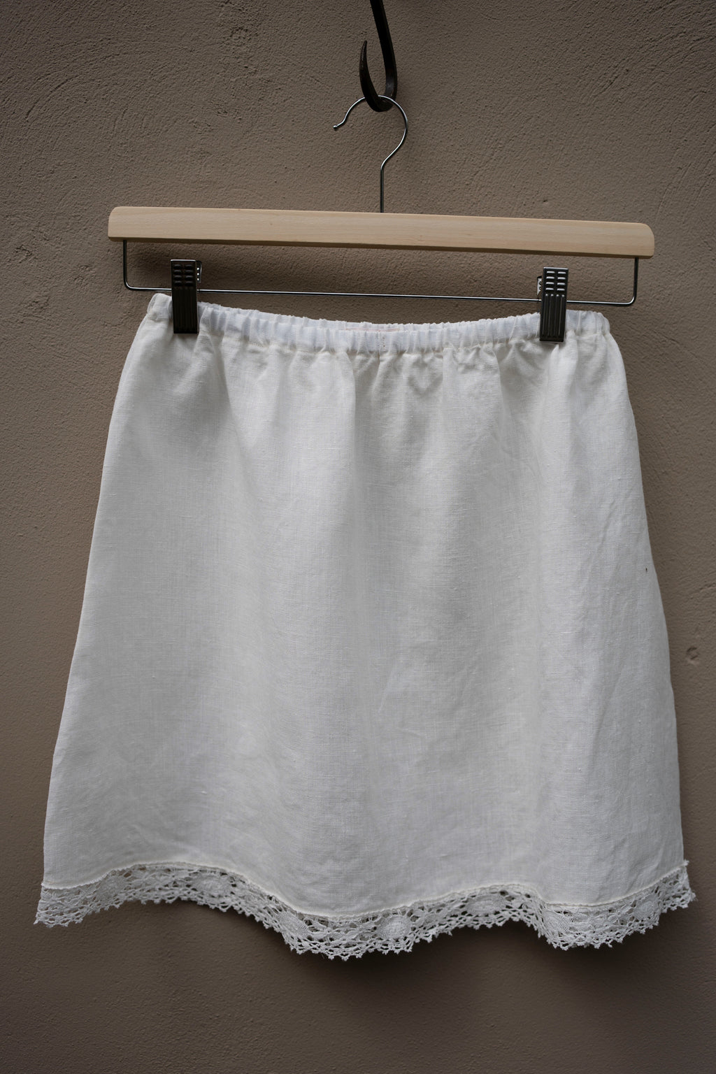 White Lace Mini Skirt