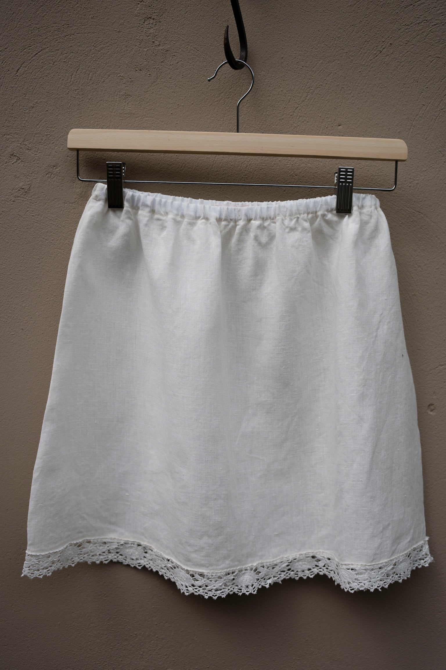 White Lace Mini Skirt