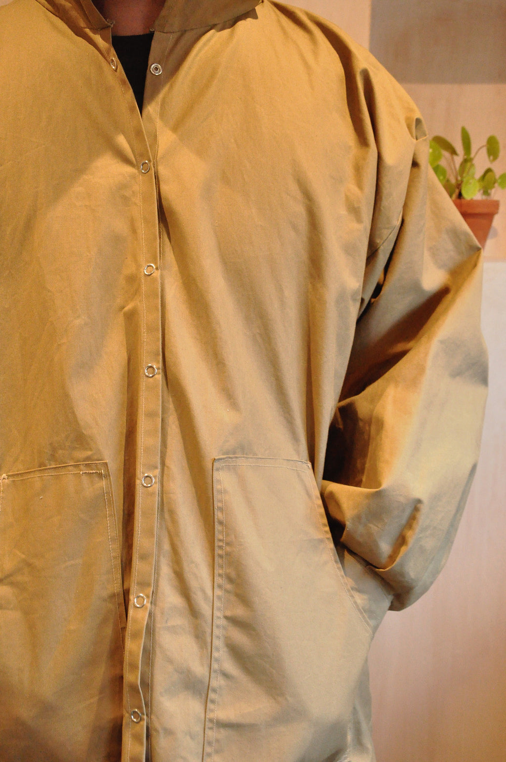 Waxed Cotton Rain Jacket