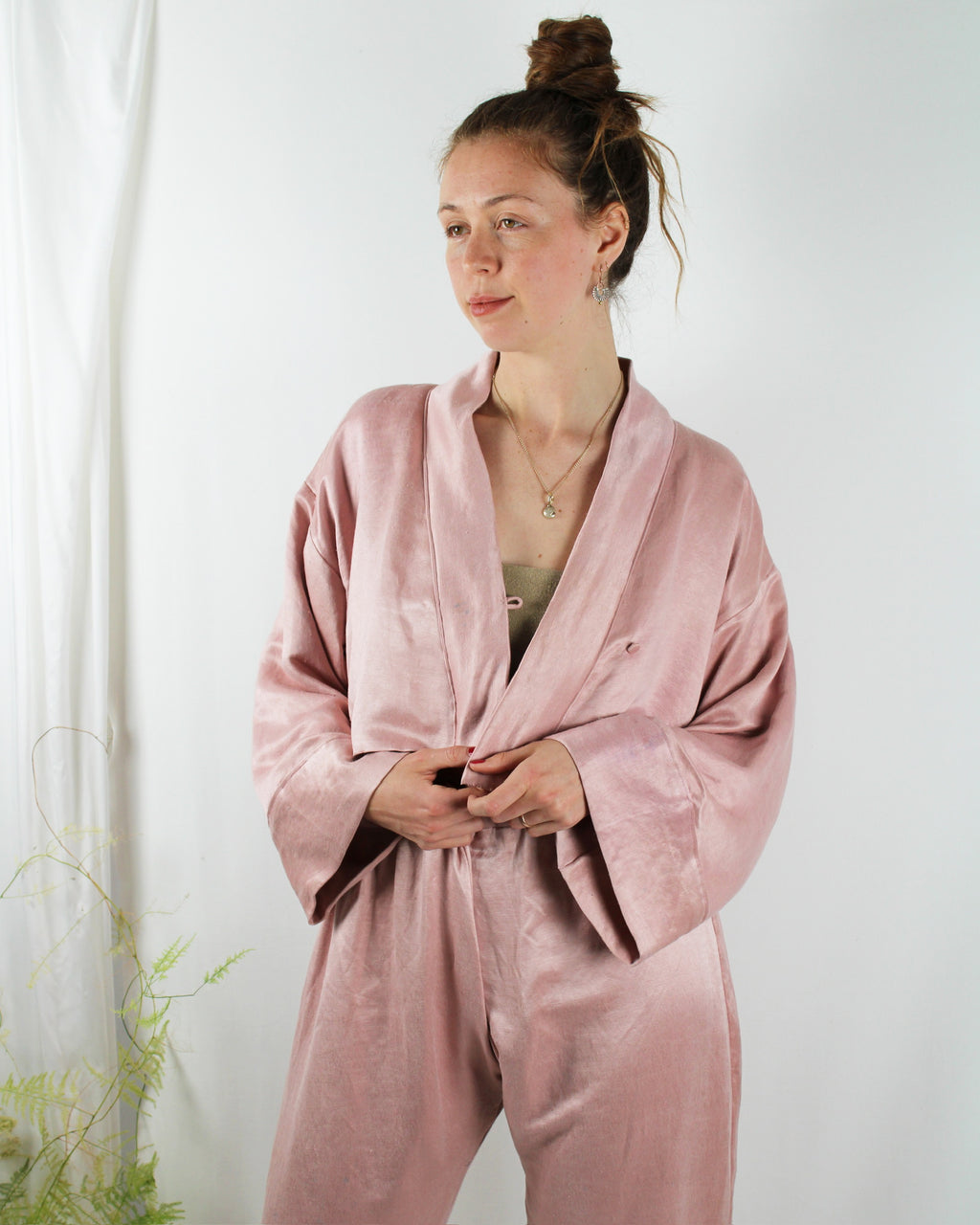 Satin Hemp/Silk Bolero