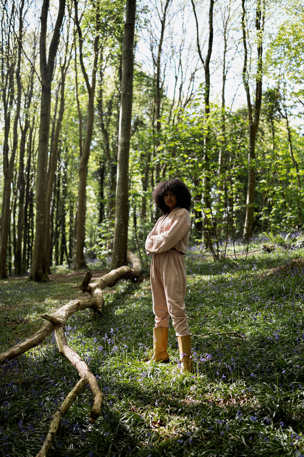 Satin Hemp/Silk Trouser