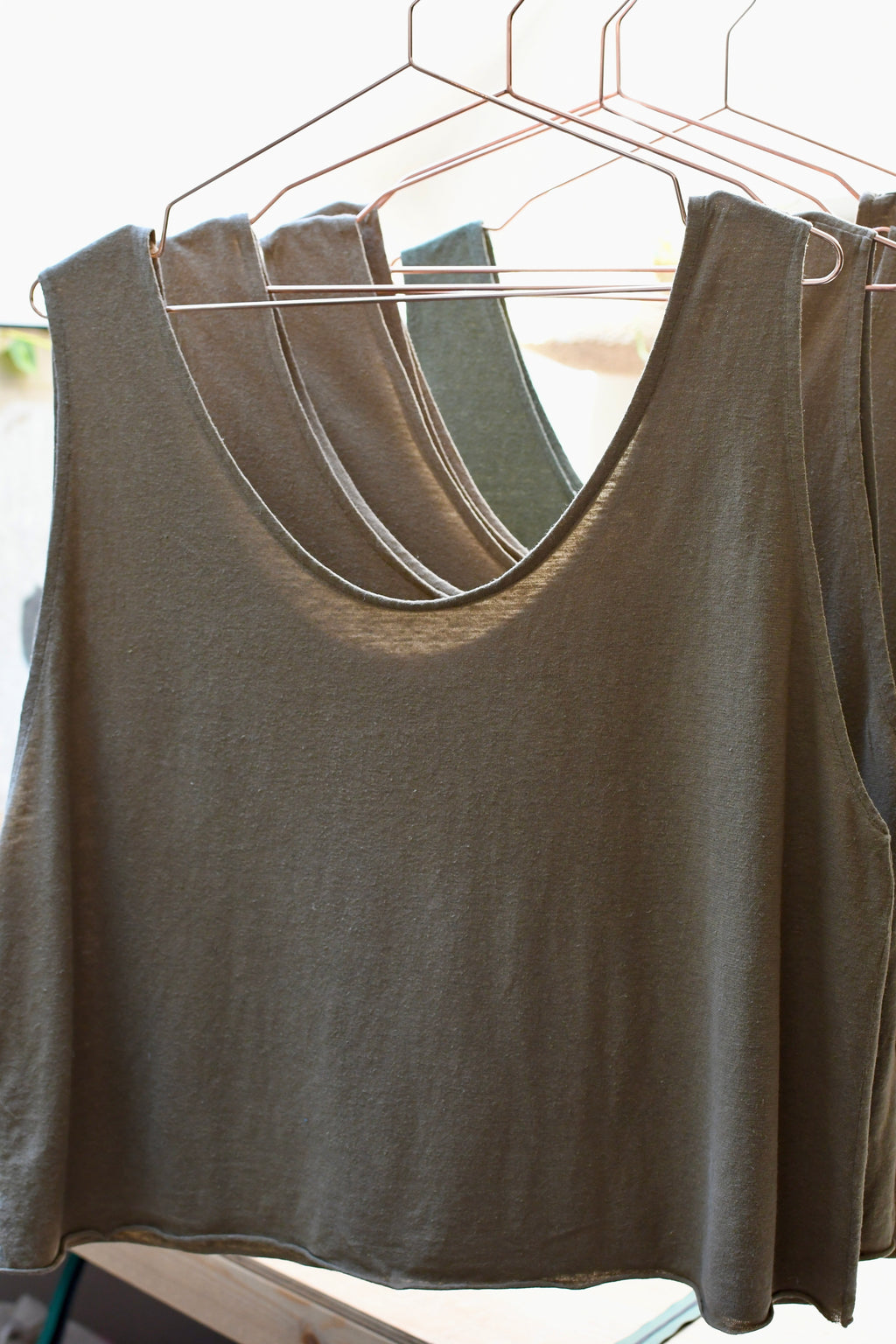 Organic Hemp Jersey Vest *Ready to Ship*