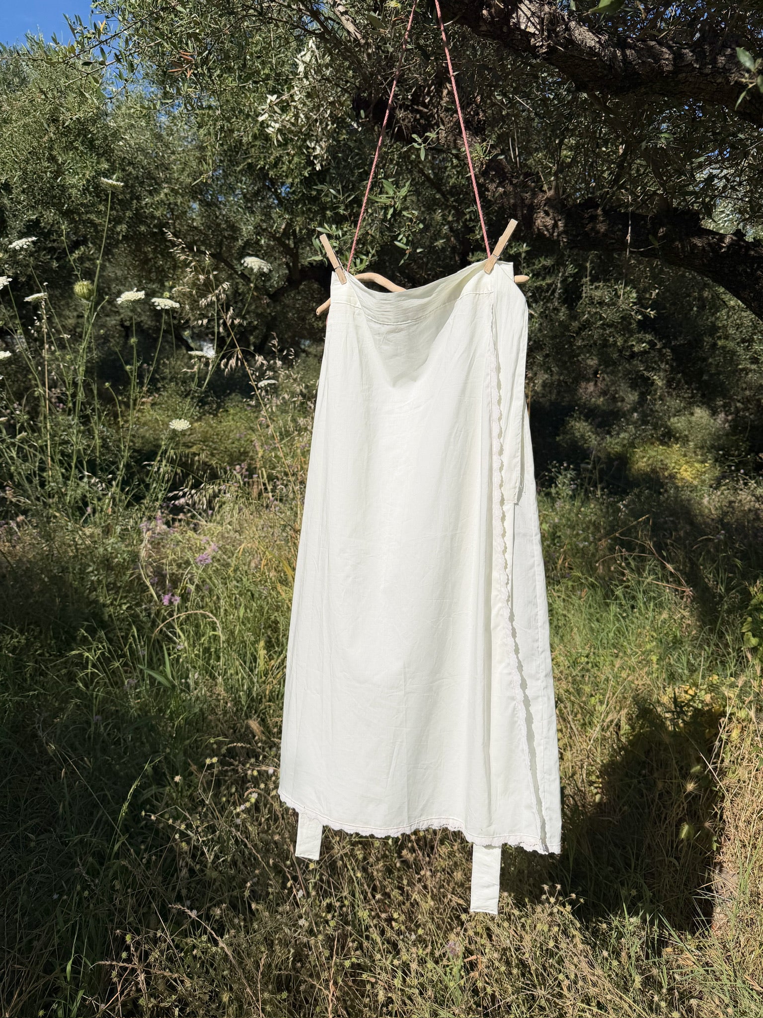 Cotton Lawn Lace Skirt