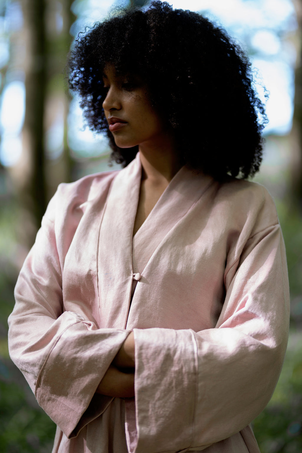 Satin Hemp/Silk Bolero