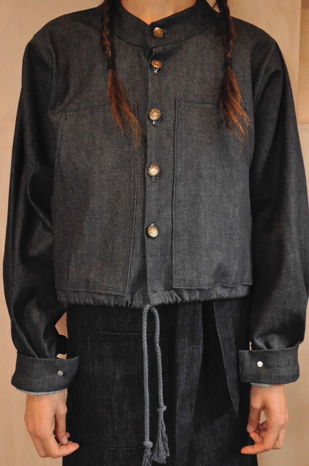 Stillwater Rebel Denim Bomber Jacket