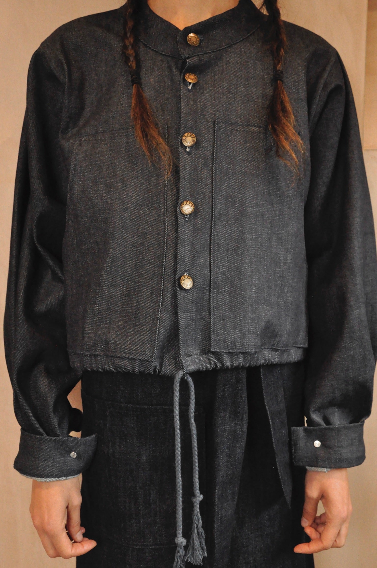 Stillwater Rebel Denim Bomber Jacket