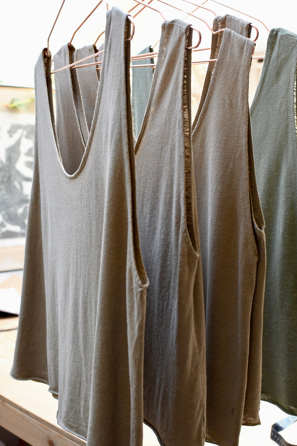 Organic Hemp Jersey Vest *Ready to Ship*