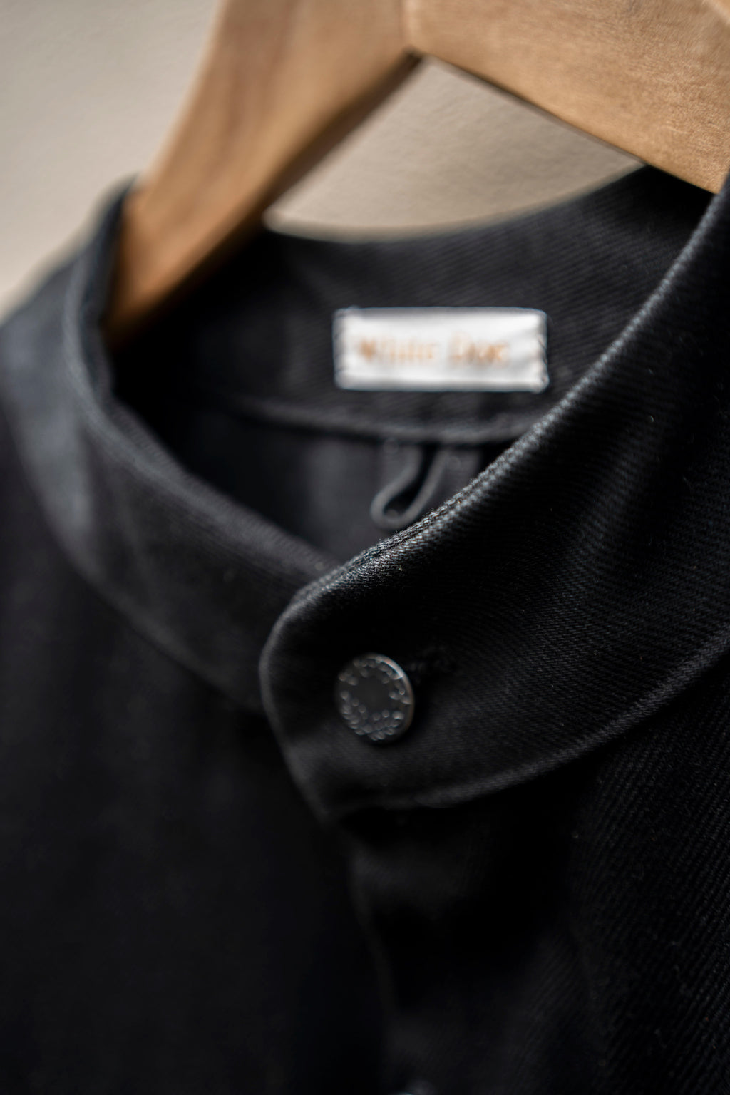 Stillwater rebel bomber jacket in black denim
