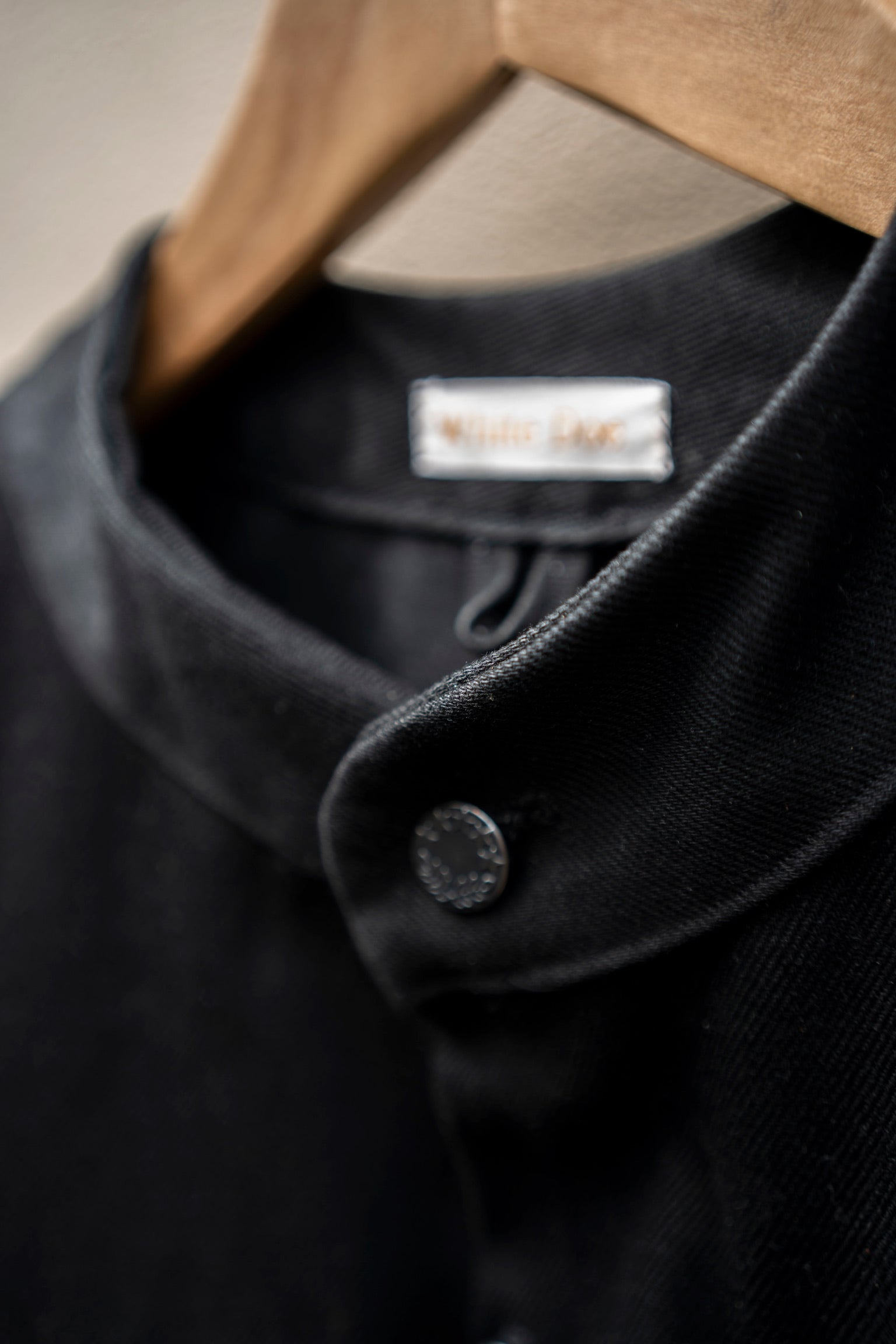 Stillwater rebel bomber jacket in black denim