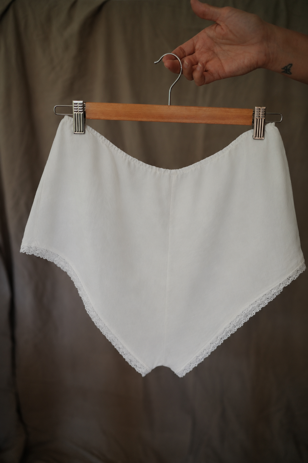 White Lace French Knickers