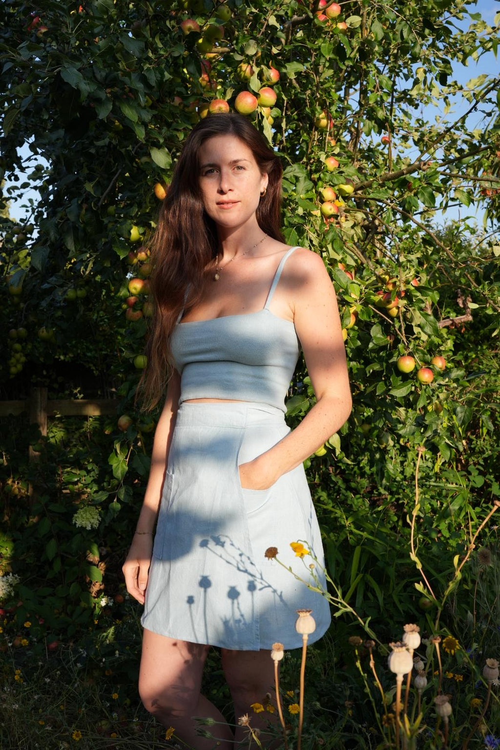 Pocket skirt mini