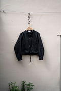 Stillwater rebel bomber jacket in black denim