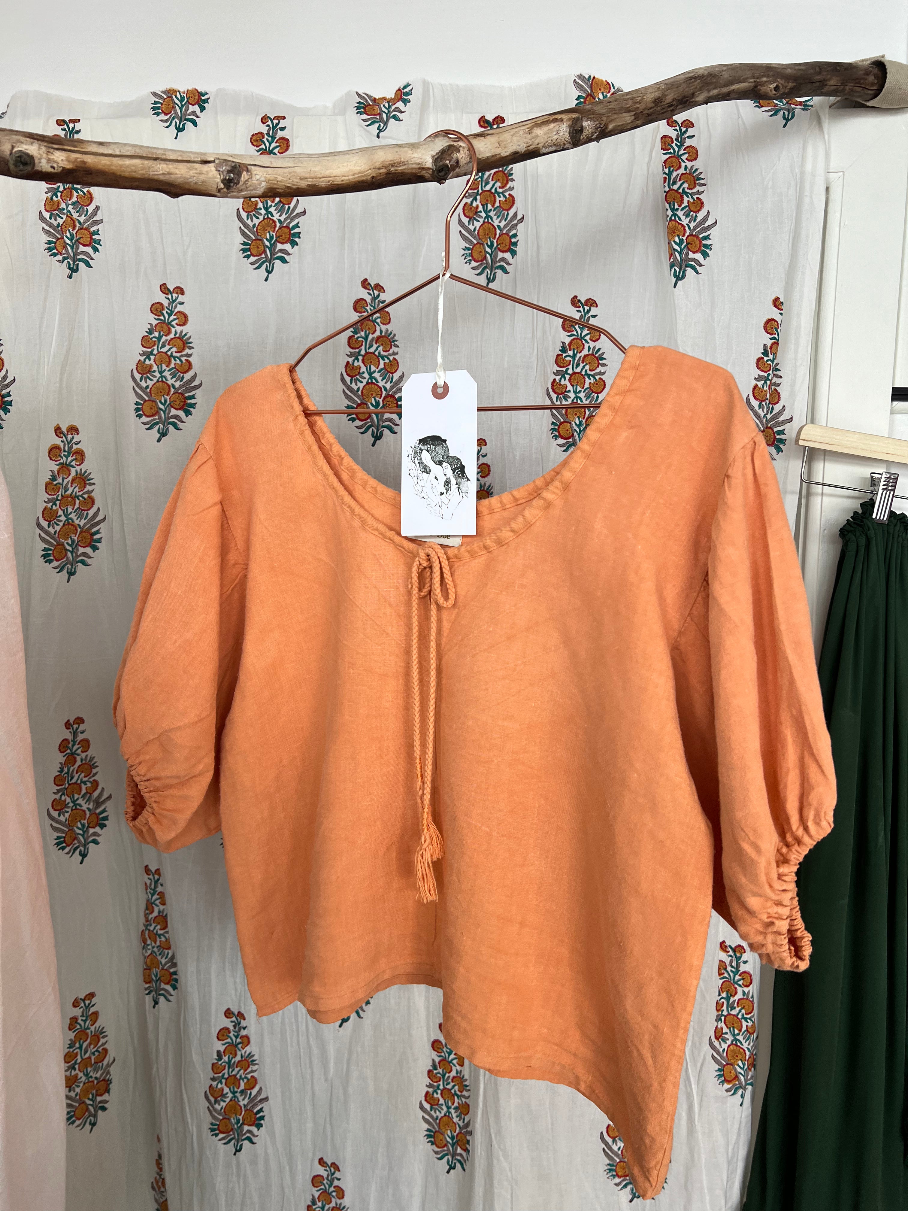 Nayla hemp blouse *Ready to Ship*