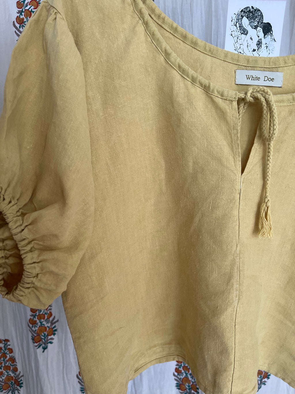 Nayla hemp blouse *Ready to Ship*