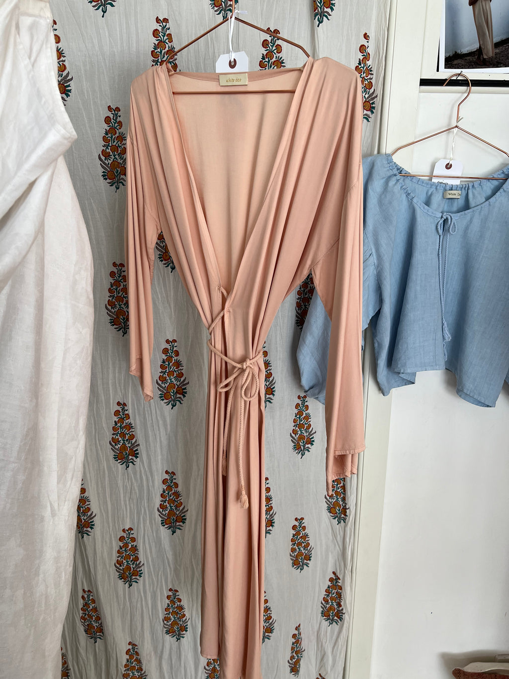 Bamboo Silk Wrap Dress (midi) *Ready to Ship*