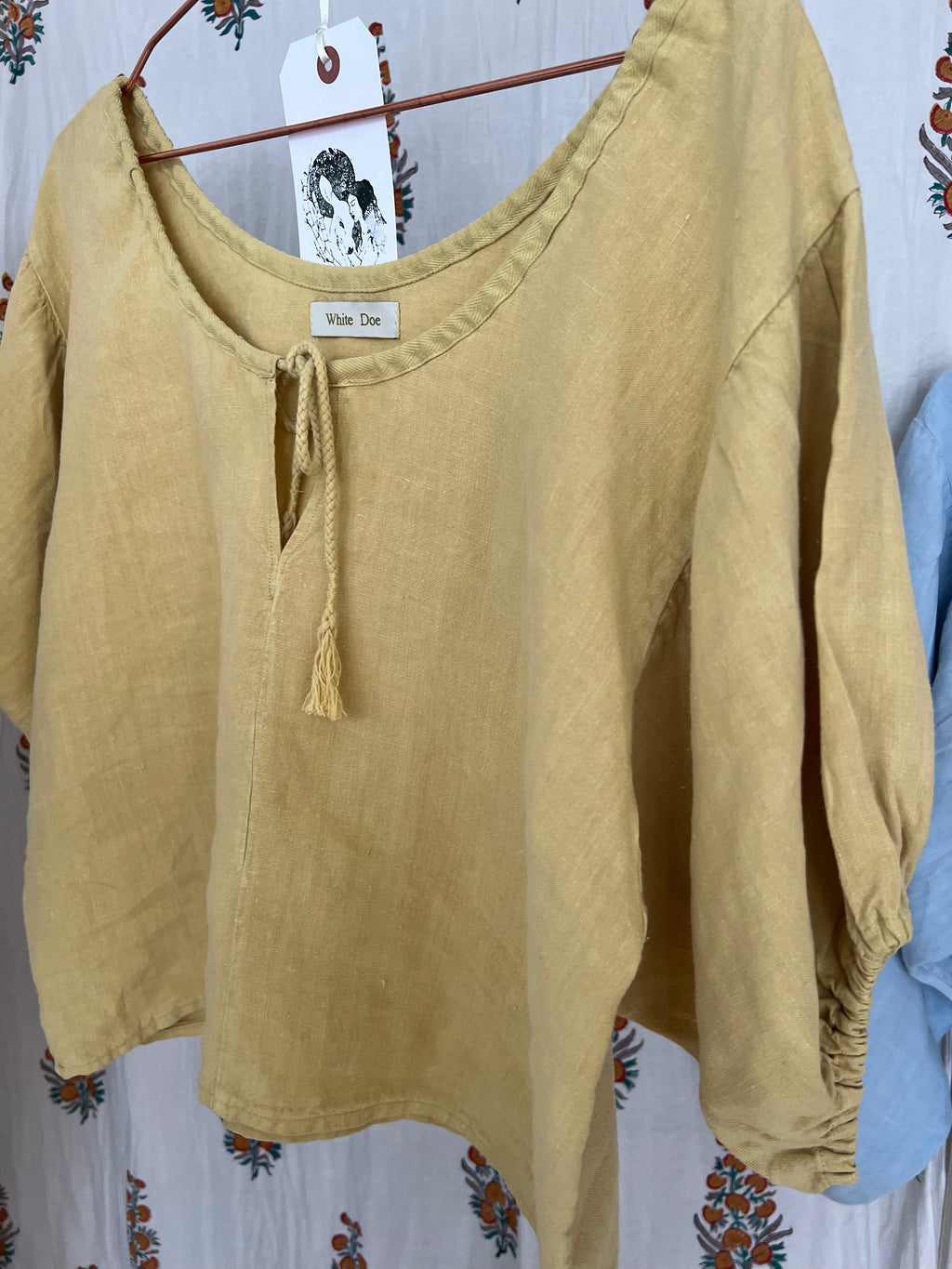 Nayla hemp blouse *Ready to Ship*