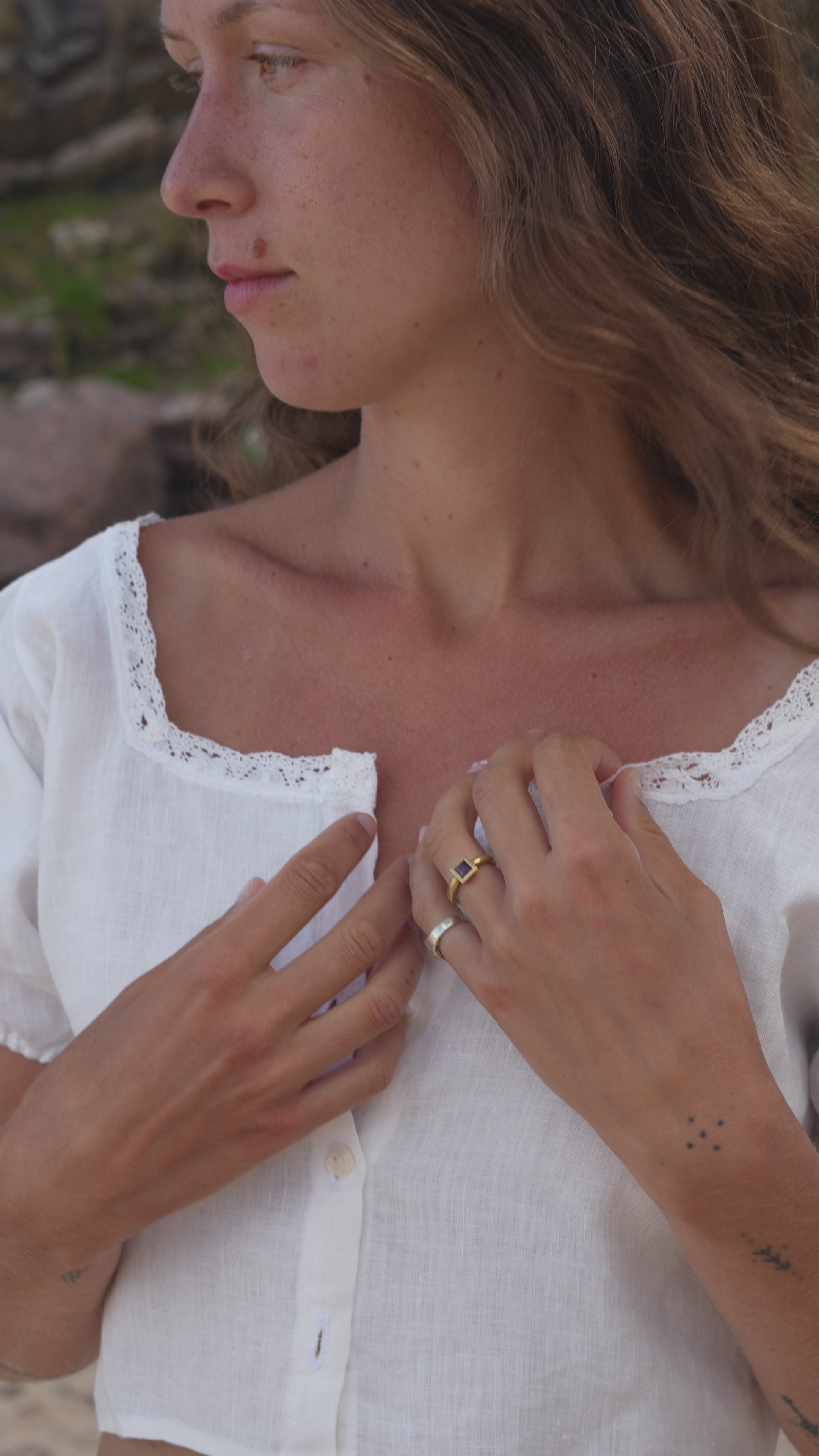 White Lace Blouse