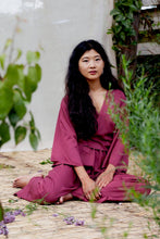 Load image into Gallery viewer, Bamboo Silk Wrap Top ~ cropped
