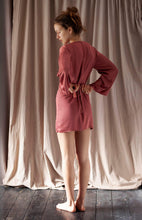 Load image into Gallery viewer, Bamboo Silk Wrap Dress ~ mini
