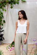 Bamboo Silk Camisole ~ cropped