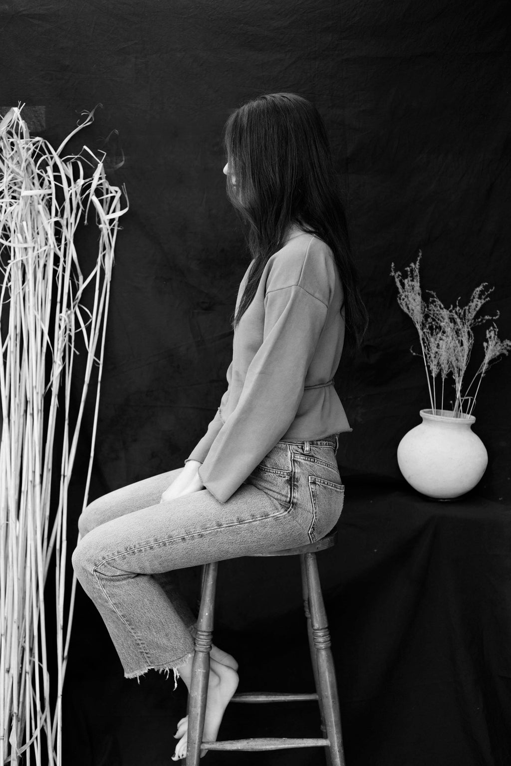 Organic Fleece Wrap Top