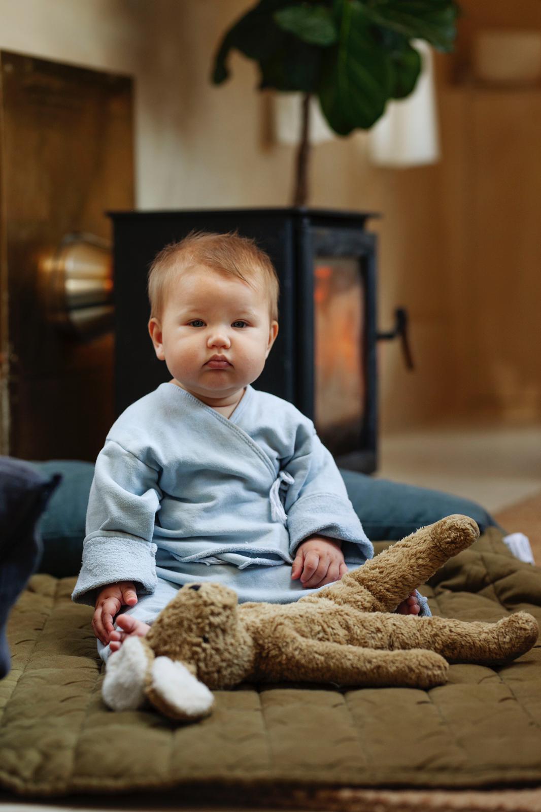 Mini Kimono Fleece Set