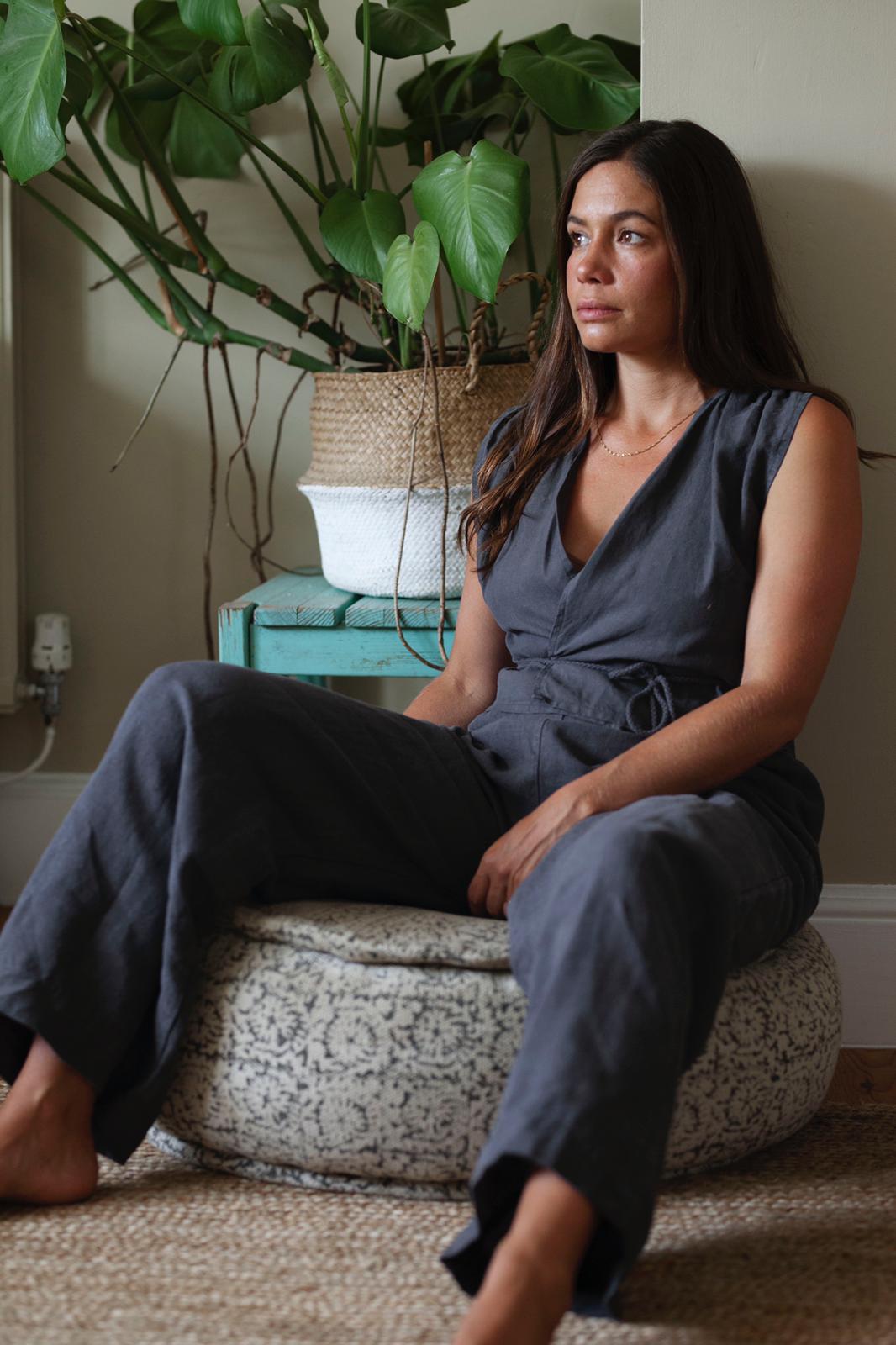 Hemp Straight Leg Trousers