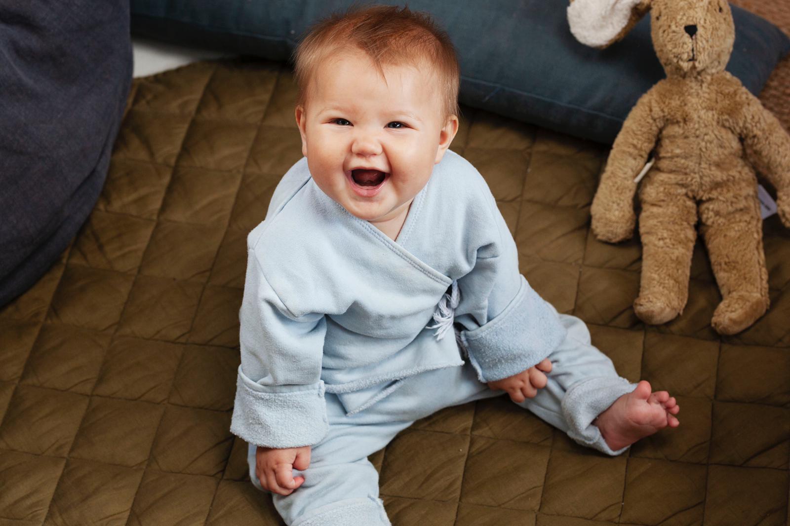 Mini Kimono Fleece Set